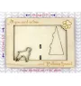 Brittany Spaniel, Brittany Wiegref - Photo frame, engraved wooden frame, a lovely gadget for the dog lover by Art-Dog