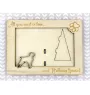 Brittany Spaniel, Brittany Wiegref - Photo frame, engraved wooden frame, a lovely gadget for the dog lover by Art-Dog