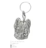 Briard, Berger de Brie - Silver-plated pendant with a dog in a decorative box, handbag decoration, backpack pendant by Art-Dog brand