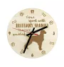 Epagneul Breton - horloge avec chien, horloge en bois avec gravure, horloge personnalisée par Art-Dog