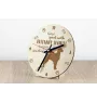 Brittany Spaniel, Brittany Wiegref - clock with dog, wooden clock with engraving, personalised clock by Art-Dog
