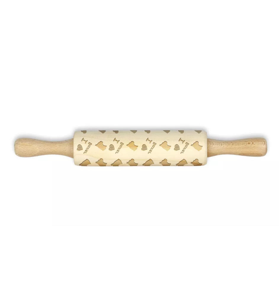 Boxer - petit rouleau à motifs de chien, rouleau à pâtisserie pour enfant, décoration en argile céramique de la marque Art-Dog