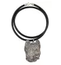 Briard, Berger de Brie III - Necklace with dog, silver-plated pendant for dog fan, unique jewelry by Art-Dog brand