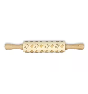 Boxer, Deutscher Boxer I - kleiner Nudelholz mit Hundemuster, Nudelholz für Kinder, Verzierung von Keramikton von Art-Dog.