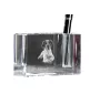 Brittany Spaniel, Brittany Wiegref - Pen stand, crystal organiser with dog photo, unique desk decoration by Art-Dog brand
