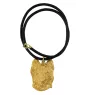 Berger de Brie, Briard - Collier de chien dans une boîte cadeau, pendentif plaqué or pour les fans de chiens, bijoux remarquables par Art-Dog