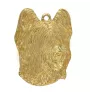 Briard, Berger de Brie - Dog necklace in gift box, gold-plated pendant for dog fan, striking jewellery by Art-Dog