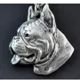 Boxer, German Boxer - necklace with a dog, dog pendant on a silver chain, unique jewelry from the Art-Dog brand