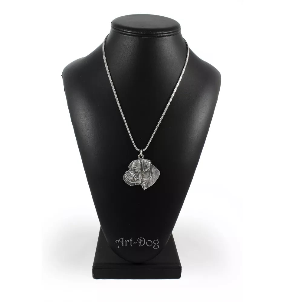 Bokser posrebrzany naszyjnik na łańcuszki Art-Dog