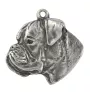 Boxer I - un collier avec un chien, un pendentif de chien sur une chaîne en argent, un bijou unique de la marque Art-Dog