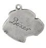 Boxer, German Boxer I - necklace with a dog, dog pendant on a silver chain, unique jewelry from the Art-Dog brand