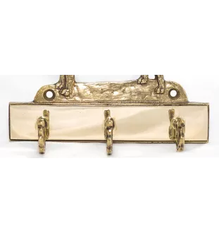 Boxer, Deutscher Boxer I - Schlüsselhalter mit Hund, Messinggriff für Hundezubehör, elegante Dekoration für den Flur der Marke Art-Dog