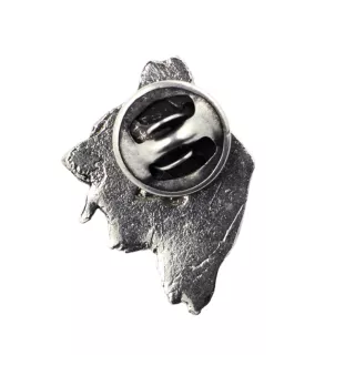 Briard, Berger de Brie - Dog brooch in a gift box, elegant pin, lapel pin for Art-Dog brand jacket