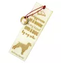 Brittany Spaniel, Brittany Wiegref - dog bookmark, personalized bookmark, dog gadget for Art-Dog brand readers