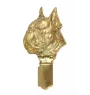 Boxer - broche avec pince, support doré pour numéro de départ, cadeau pour exposition de chiens de la marque Art-Dog
