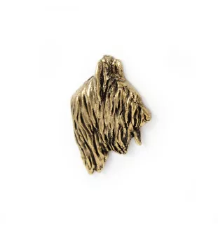 Owczarek francuski Briard pin pozłocony Art-Dog