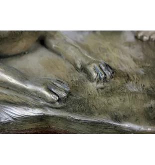 Boxer - lampe avec un abat-jour en vitrail, lampe de table avec une statuette de chien, décoration intérieure dans le style rétro de la marque Art-Dog