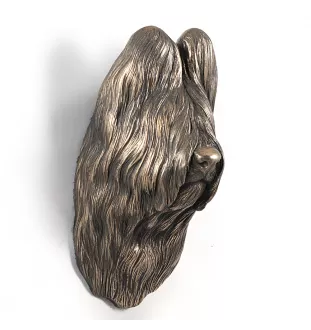 Berger de Brie, Briard - Statue de chien, buste suspendu, décoration unique pour les amoureux des chiens par la marque Art-Dog