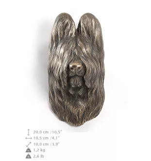 Briard, Berger de Brie - Hundestatue, hängende Büste, einzigartige Dekoration für Hundeliebhaber der Marke Art-Dog