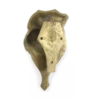 Boxer, German Boxer I - door knocker in the shape of a dog's head, brass knocker, retro door decoration by Art-Dog brand