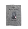 Owczarek francuski Briard etui na paszport Art-Dog