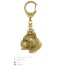 Boxer, German Boxer - keychain and necklace with a dog in a box, high-quality gold-plated product, Art-Dog brand