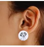 Brittany Spaniel, Brittany Wiegref - unique dog earrings, your pet on a keychain, Art-Dog's own brand
