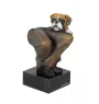 Boxer, German Boxer - painted figurine, statue, figure, made by the artist, brand Art-Dog