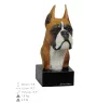 Boxer, Deutscher Boxer I - bemalte Figur, Statue, Skulptur, vom Künstler hergestellt, Marke Art-Dog