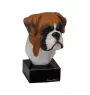 Boxer, Deutscher Boxer II - bemalte Figur, Statue, Skulptur, vom Künstler hergestellt, Marke Art-Dog