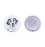 Brittany Spaniel, Brittany Wiegref - pin with your dog, add your own photo, Art-Dog brand