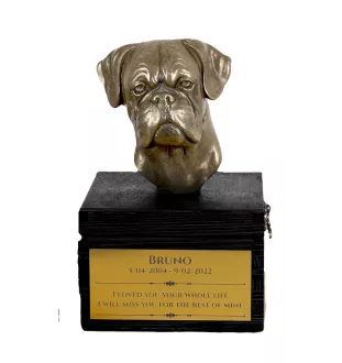 Bokser urny na pudełku czarne Art-Dog