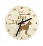 Boxer, Deutscher Boxer I - Hundeuhr, Holzuhr, Wanduhr für Hundefreunde, Tisch- und Regaluhr, Art-Dog