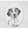Brittany Spaniel płyta nagrobna ze zdjęciem psa Art-Dog