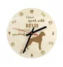 Boxer, Deutscher Boxer II - Hundeuhr, Holzuhr, Wanduhr für Hundefreunde, Tisch- und Regaluhr, Art-Dog