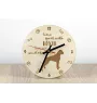 Boxer, German Boxer II - clock with a dog, wooden clock, wall clock for dog lovers, clock for desk and shelf, Art-Dog