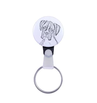 Boxer III - porte-clés avec l'image d'un chien, pendentif avec la propre graphique de la marque Art-Dog