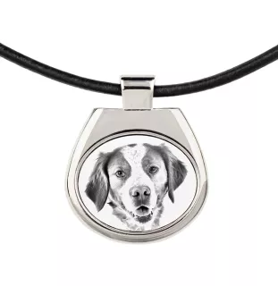 Bretonischer Spaniel, Bretonischer Vorstehhund, Brittany - Halskette mit Hund, personalisierter Anhänger mit Foto, einzigartige Halskette für Frauen und Männer von der Marke Art-Dog
