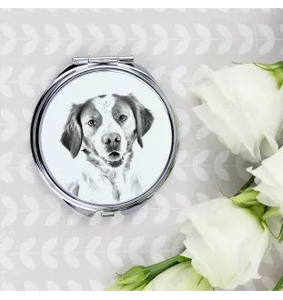 Brittany Spaniel lusterko ze zdjęciem psa Art-Dog