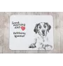 Brittany Spaniel, Brittany Wiegref - mouse pad with print, personalized dog-themed mouse pad, unique gadget for an office worker by Art-Dog brand
