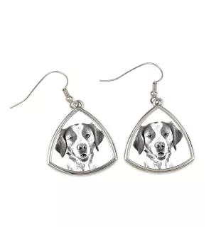 Brittany Spaniel, Brittany Wiegref - dog earrings, hanging earrings with a picture, personalized jewelry with Art-Dog brand print