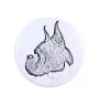 Boxer, German Boxer I - magnet with a dog's pupil, exceptionally light, strong magnet, handmade product by the Art-Dog brand