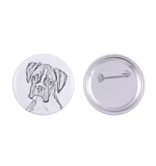 Boxer III - badge avec votre chien, ajoutez votre propre photo, marque Art-Dog