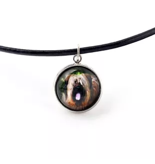 Briard, Berger de Brie - necklace pendant with your photo, handmade, handcrafted jewelry by Art-Dog brand