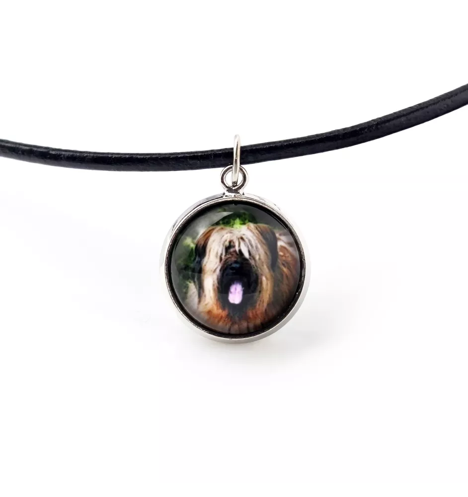 Briard, Berger de Brie - Halskette mit Anhänger mit Ihrem Foto, handgefertigt, handgefertigter Schmuck der Marke Art-Dog