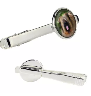 Briard, Berger de Brie - tie clip in a box, stylish tie, personalized jewelry from the Art-Dog brand
