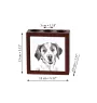 Brittany Spaniel, Brittany Wiegref - pen holder with a dog, desk organizer with a print, personalized desk decoration from the Art-Dog brand.