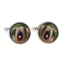 Briard, Berger de Brie - cufflinks in a box, handmade jewelry, product of the Art-Dog brand