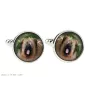 Briard, Berger de Brie - cufflinks in a box, handmade jewelry, product of the Art-Dog brand