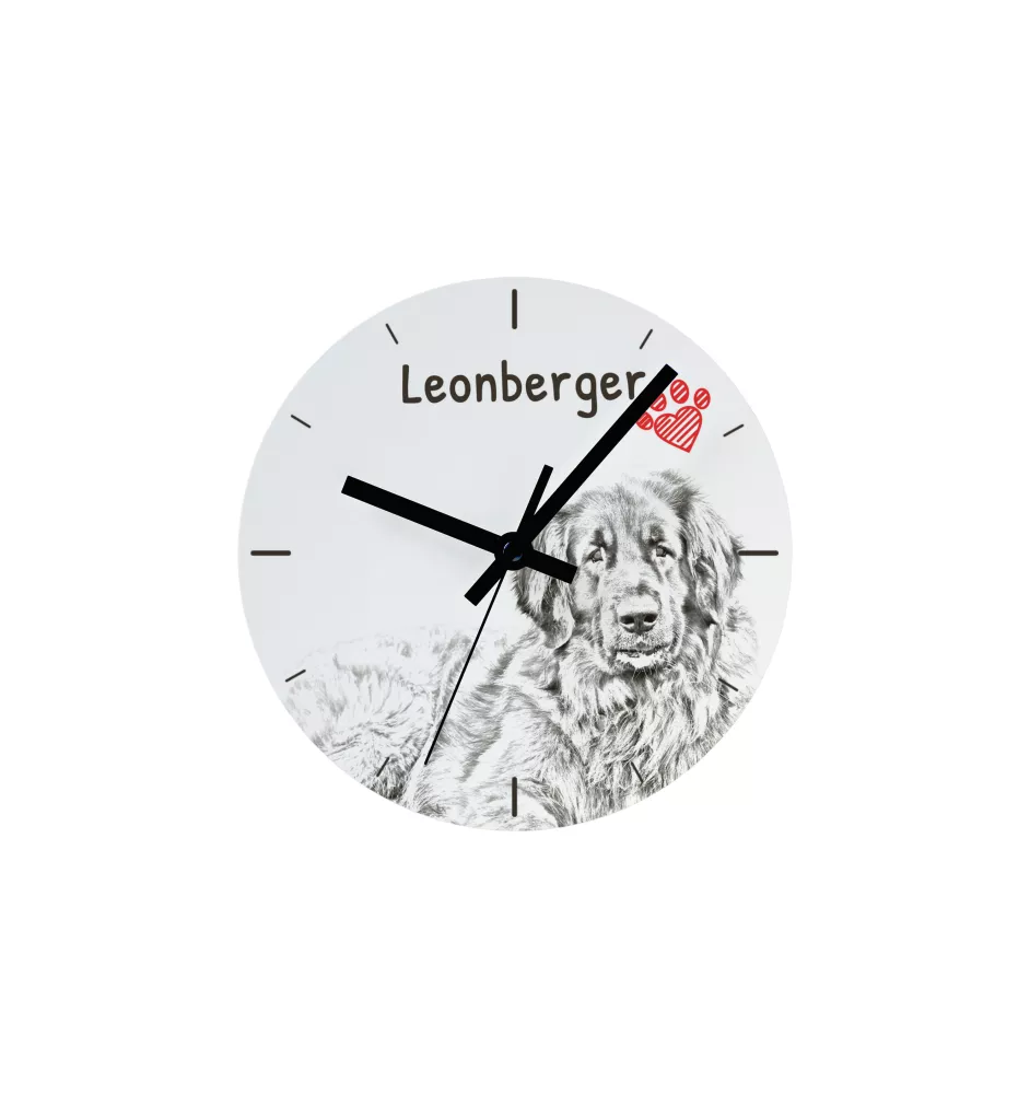 Bretonischer Spaniel, Bretonischer Vorstehhund, Brittany - Wanduhr mit Hund, Regal Uhr mit Druck, personalisierte Hausdekoration von Art-Dog.